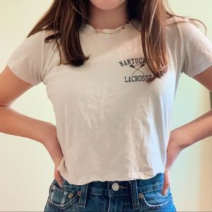 Brandy Melville “Nantucket Lacrosse” crop top